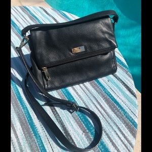 KATE SPADE Black Pebbled Leather Crossbody/Handbag